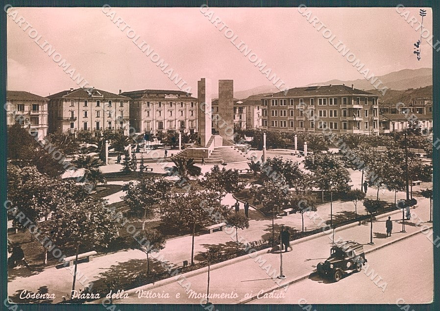 Cosenza Città Piazza della Vittoria Monumento ai Caduti Foto FG cartolina JK4709 – fronte