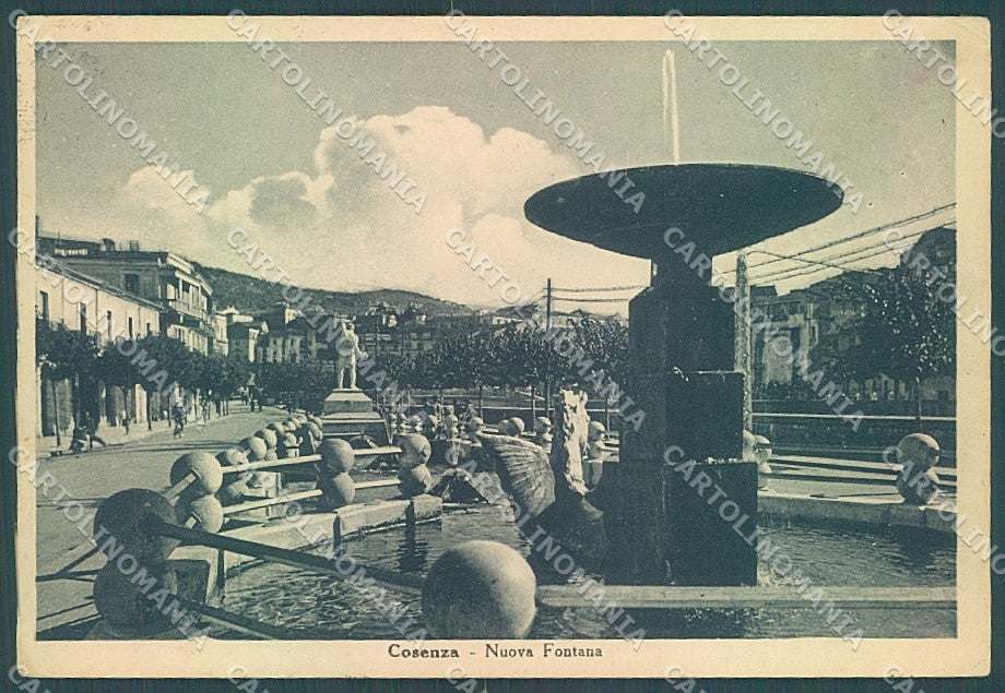 Cosenza Città Nuova Fontana FG cartolina JK4712 – fronte