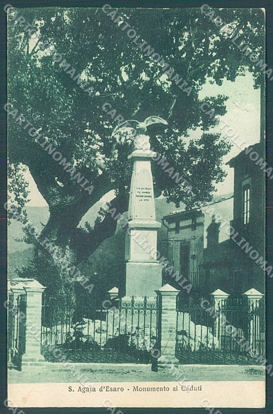 Cosenza Sant'Agata d'Esaro Monumento Caduti Alterocca 96286 cartolina JK4714 – fronte