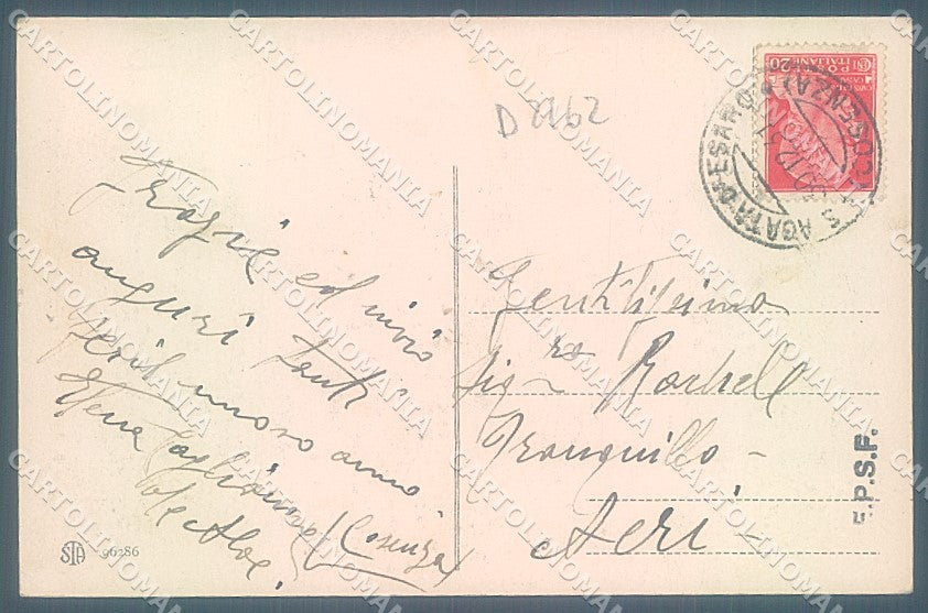 Cosenza Sant'Agata d'Esaro Monumento Caduti Alterocca 96286 cartolina JK4714 – retro