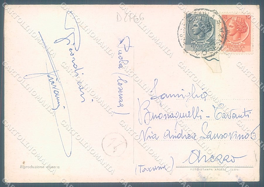 Cosenza Paola Santuario San Francesco saluti da Foto FG cartolina JK4716 – retro