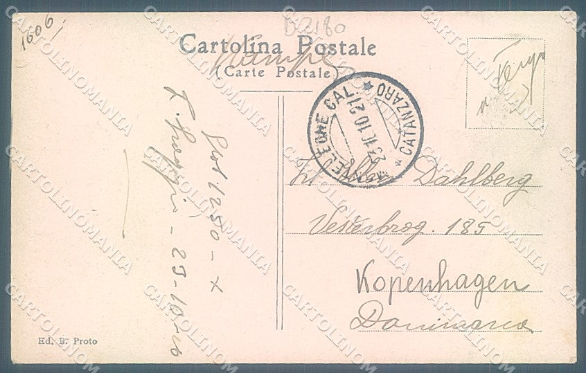 Vibo Valentia Monteleone Calabro Corso Umberto I cartolina JK4718 – retro