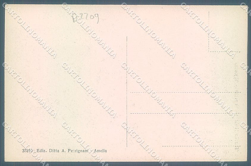 Terni Amelia Chiesa S. Agostino cartolina JK4724 – retro