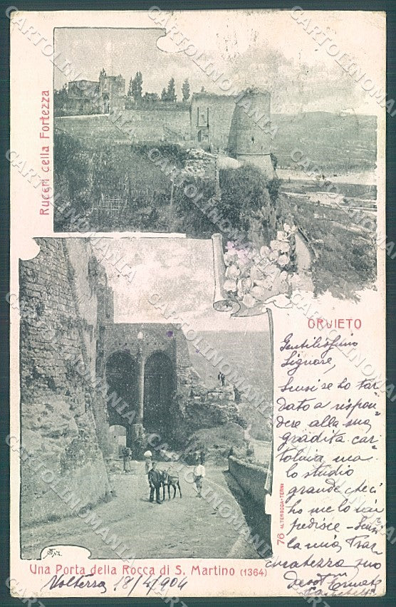 Terni Orvieto Rocca S. Martino Alterocca 76 cartolina JK4726 – fronte