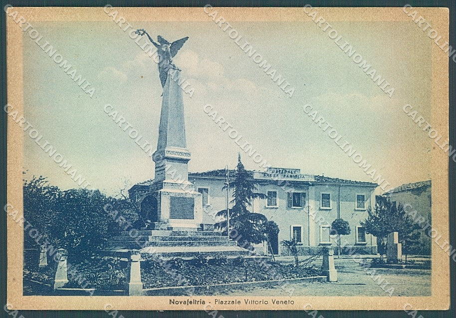 Pesaro Novafeltria Monumento Caduti Piazzale Vittorio Veneto FG cartolina JK4734 – fronte