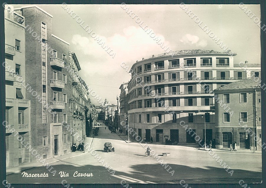 Macerata Città Via Cavour Foto FG cartolina JK4741 – fronte