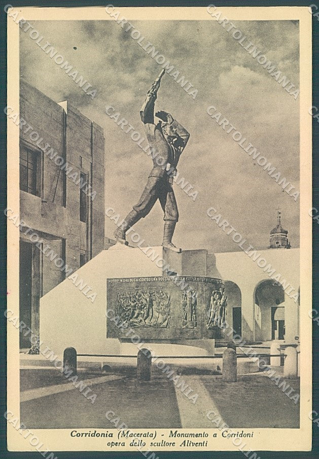 Macerata Corridonia Monumento a Corridoni FG cartolina JK4742 – fronte