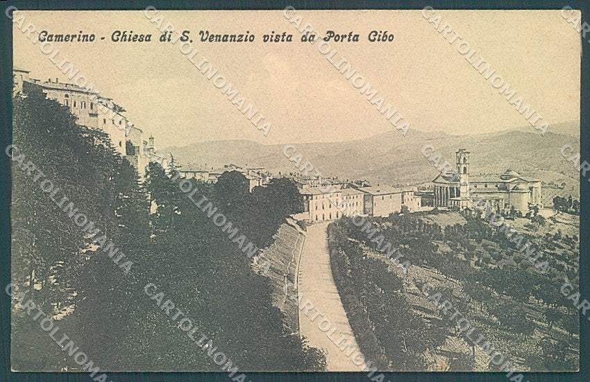 Macerata Camerino Chiesa San Venanzio cartolina JK4743 – fronte