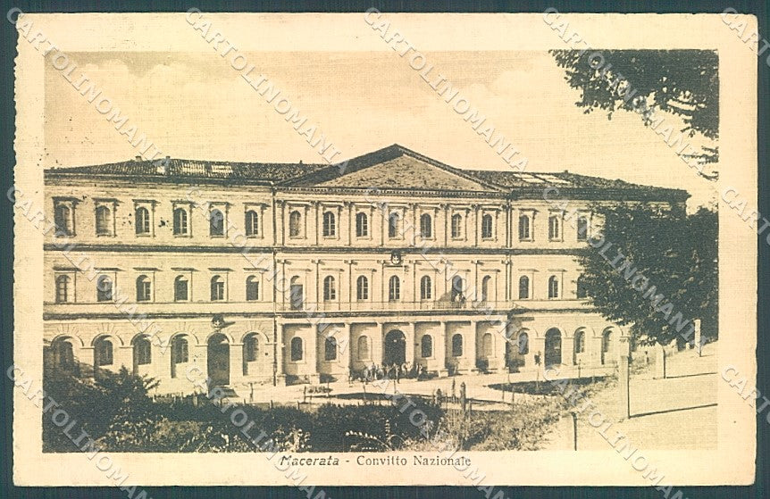 Macerata Città Convitto Nazionale cartolina JK4747 – fronte