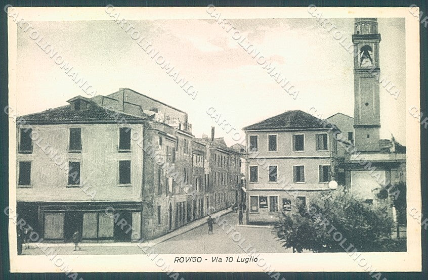 Rovigo Città Chiesa Via 10 Luglio cartolina JK4752 – fronte