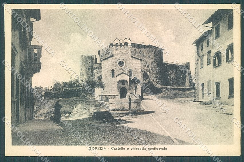 Gorizia Città Castello Chiesetta Medioevale cartolina JK4756 – fronte