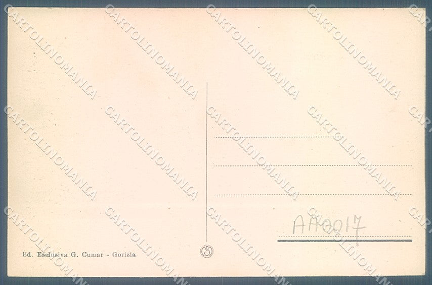 Gorizia Città Castello Chiesetta Medioevale cartolina JK4756 – retro