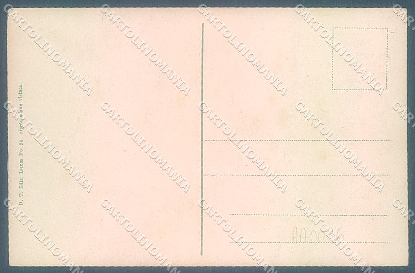 Genova Città Tricolore Nave Lanterna saluto da cartolina JK4757 – retro