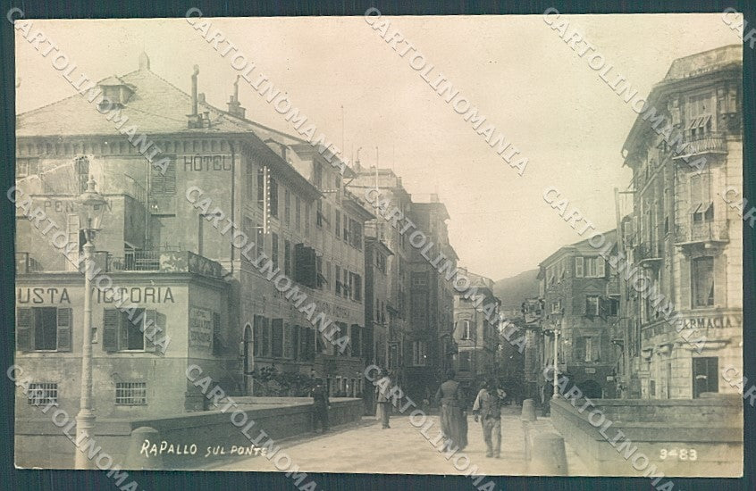 Genova Rapallo Farmacia Foto cartolina JK4759 – fronte