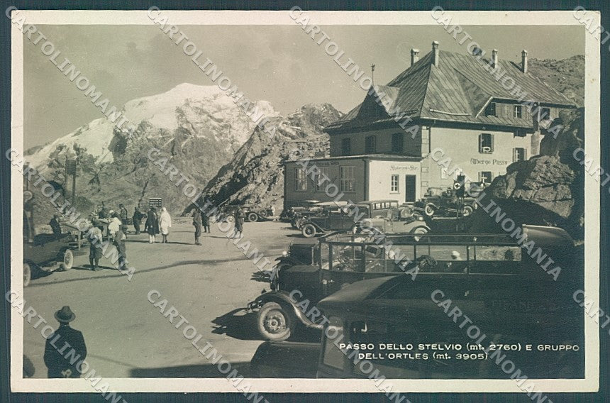 Sondrio Stelvio Albergo Passo Ortles Foto cartolina JK4761 – fronte