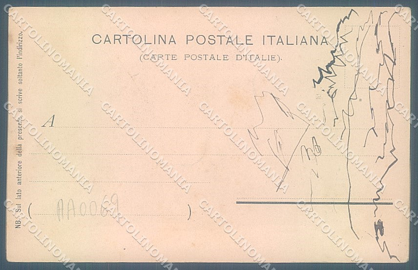 Genova Città Hotel Ristorante Righi PIEGHINA cartolina JK4765 – retro