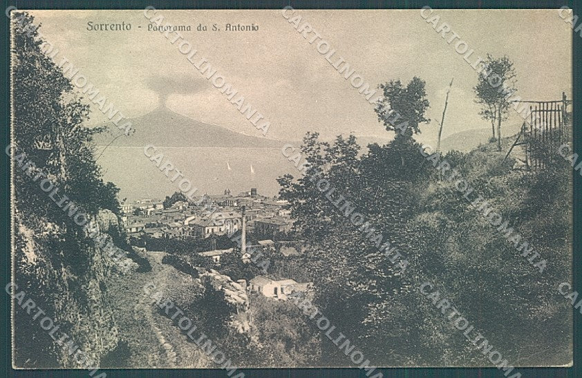 Napoli Sorrento Vesuvio Brunner 8280 cartolina JK4768 – fronte