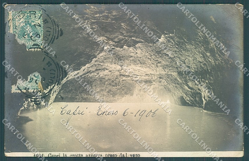 Napoli Capri Grotta Azzurra NPG Foto cartolina JK4769 – fronte