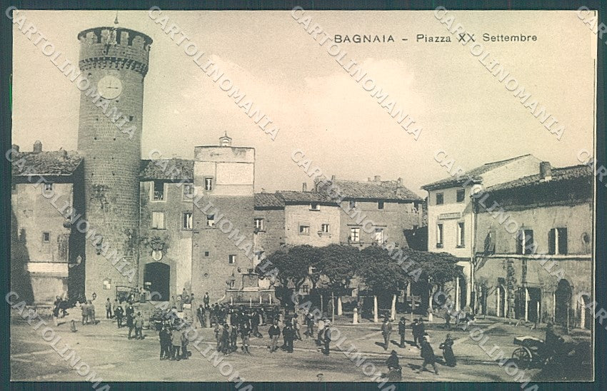 Viterbo Bagnaia Piazza XX Settembre Castello cartolina JK4772 – fronte