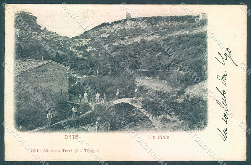 Viterbo Orte Le Mole Ponte Alterocca 1294 cartolina JK4783 – fronte