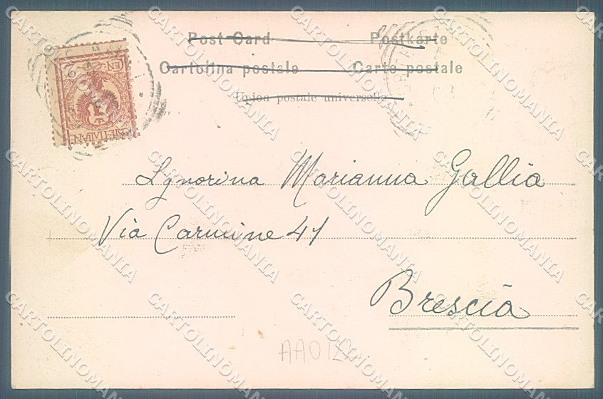 Viterbo Orte Le Mole Ponte Alterocca 1294 cartolina JK4783 – retro