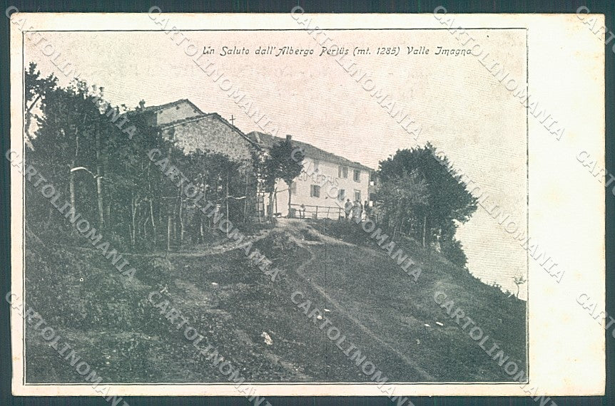 Bergamo Città Valle Imagna Albergo Pertus cartolina JK4785 – fronte