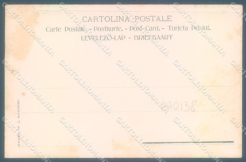 Bergamo Città Valle Imagna Albergo Pertus cartolina JK4785 – retro