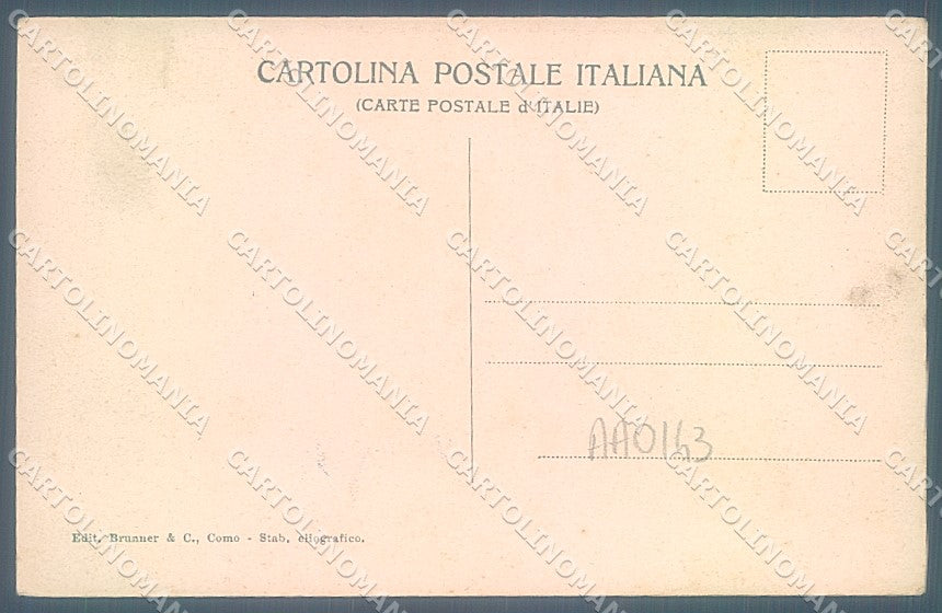 Como Tremezzo Lago Brunner 62 cartolina JK4788 – retro
