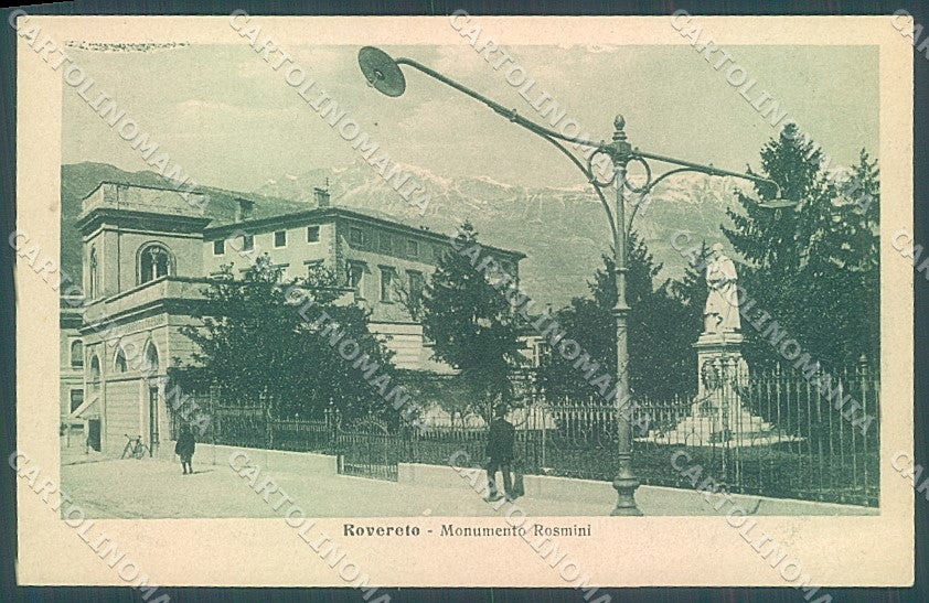 Trento Rovereto Monumento Rosmini Alterocca 35772 cartolina JK4794 – fronte