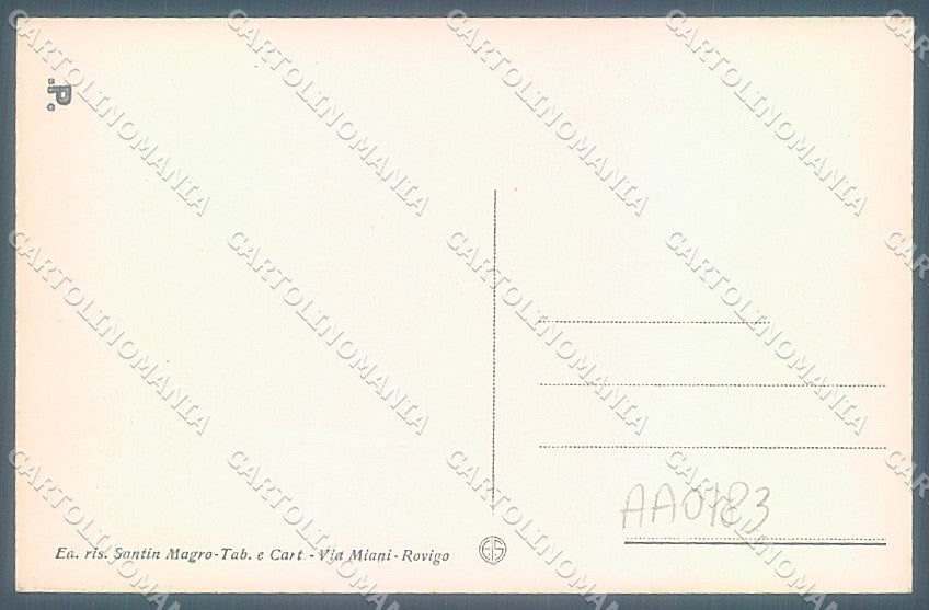 Rovigo Città Chiesa Via 10 Luglio cartolina JK4796 – retro