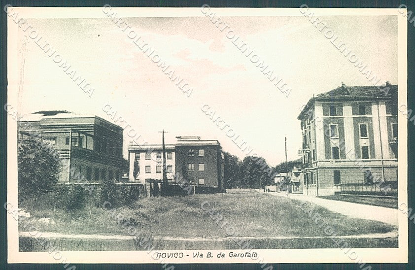 Rovigo Città Via B. da Garofalo cartolina JK4797 – fronte
