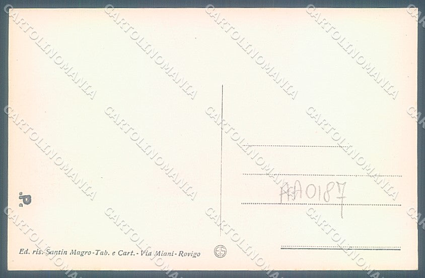 Rovigo Città Via B. da Garofalo cartolina JK4797 – retro