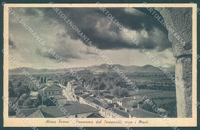 Padova Abano Terme Veduta dal Campanile cartolina JK4799 – fronte