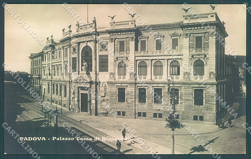 Padova Città Banca Cassa di Risparmio Alterocca Foto cartolina JK4804 – fronte