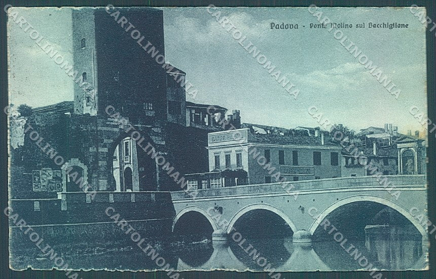 Padova Città Ponte Molino sul Bacchiglione cartolina JK4807 – fronte