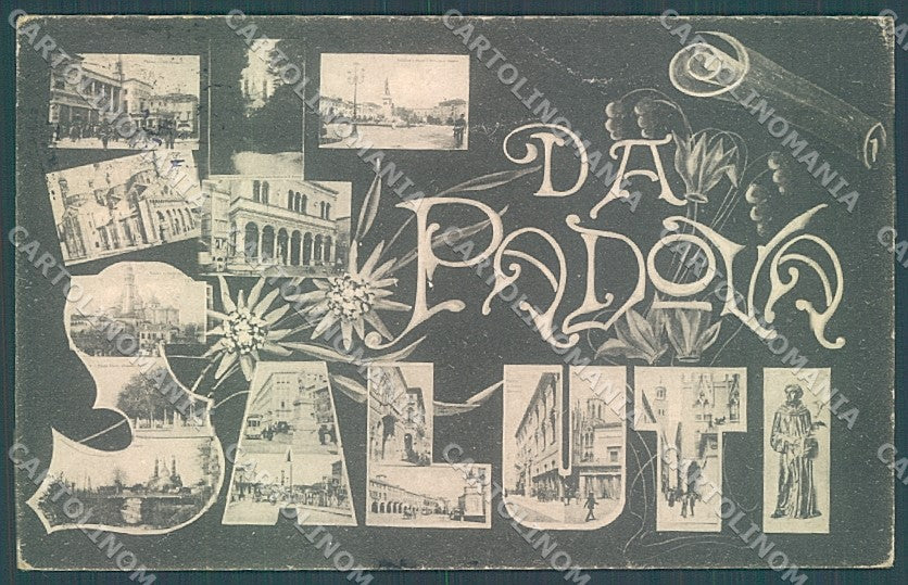 Padova Città saluti da cartolina JK4814 – fronte