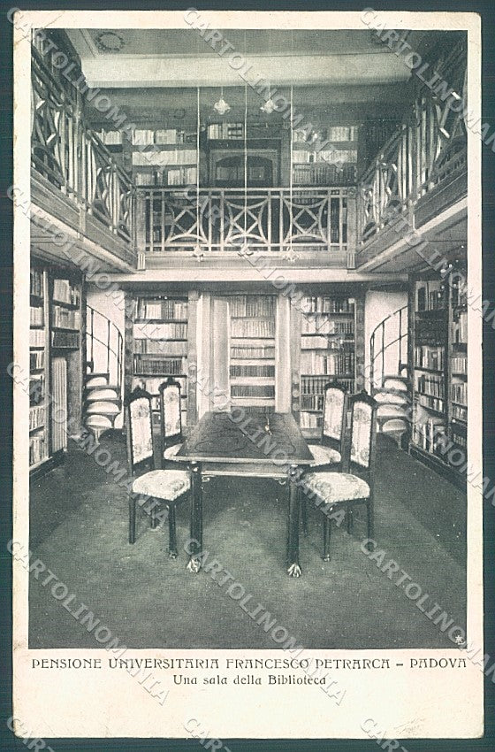Padova Città Sala Biblioteca Alfieri & Lacroix PIEGHINE cartolina JK4818 – fronte
