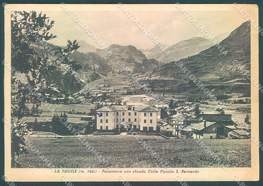 Aosta La Thuile RETRO ABRASO FG cartolina JK4824 – fronte