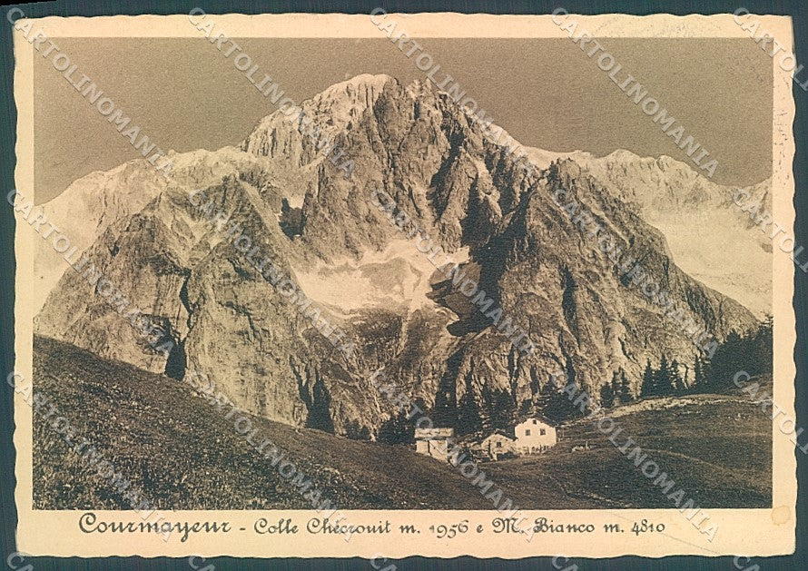 Aosta Courmayeur FG cartolina JK4825 – fronte