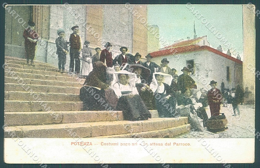 Potenza Città Costumi Popolari cartolina JK4834 – fronte