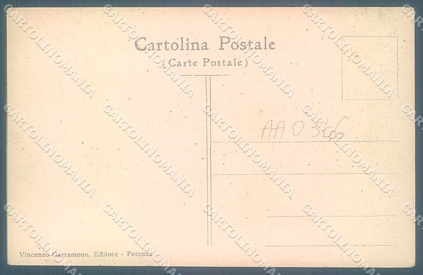 Potenza Città Costumi Popolari cartolina JK4834 – retro