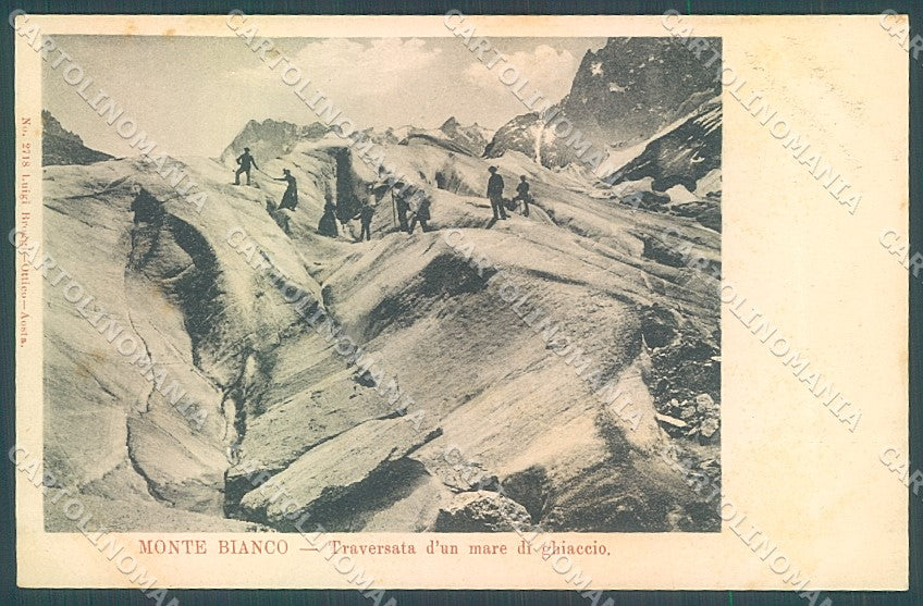 Aosta Monte Bianco cartolina JK4837 – fronte