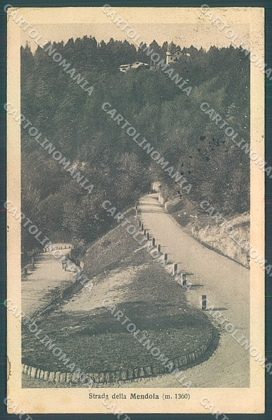 Trento Cavareno Stada della  Mendola cartolina JK4844 – fronte