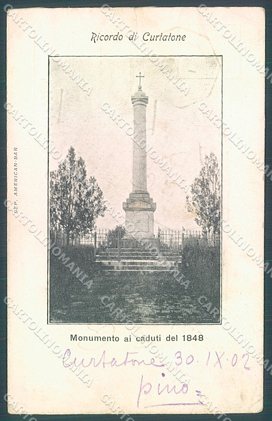 Mantova Curtatone Monumento Caduti ricordo di cartolina JK4850 – fronte
