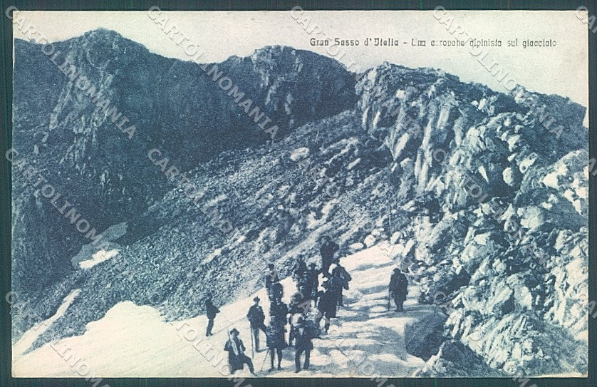 L'Aquila Gran Sasso Alpinisti cartolina JK4853 – fronte