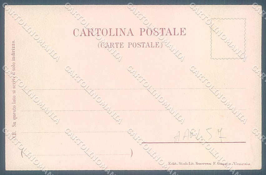 Venezia Città B.B. Gondole Regata cartolina JK4856 – retro