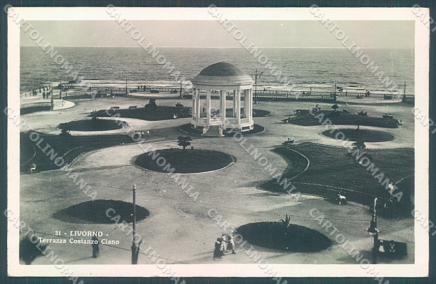 Livorno Città Terrazza Costanzo Ciano Foto cartolina JK4871 – fronte