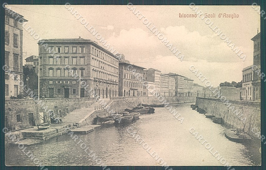 Livorno Città Scali d'Azeglio Alterocca 14844 cartolina JK4874 – fronte