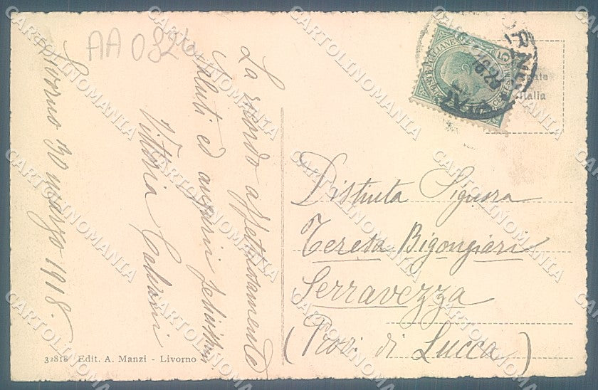 Livorno Antignano cartolina JK4878 – retro