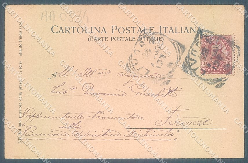 Livorno Città Accademia Navale PIEGHINE cartolina JK4880 – retro